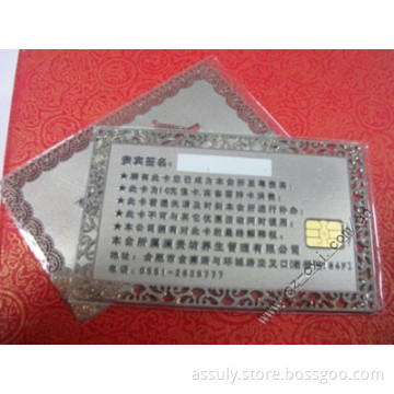 Metal Chip Card